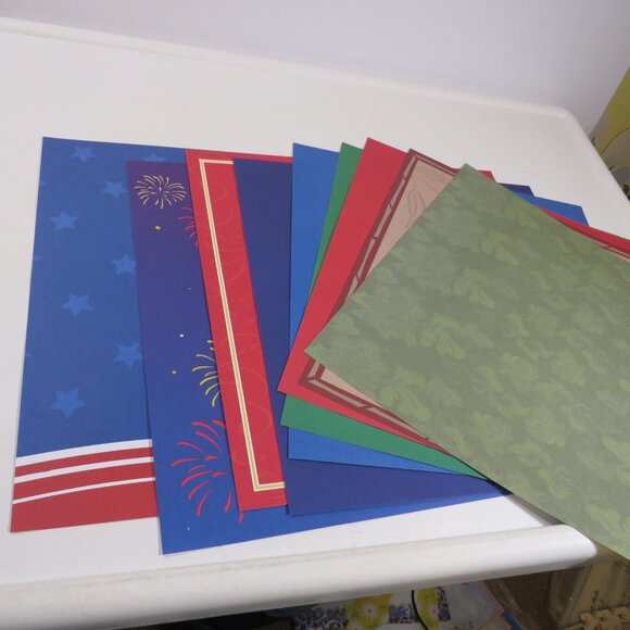 Warm Colors Scrapbook 12x12" pages 30+ pages total - Picture 5 of 8